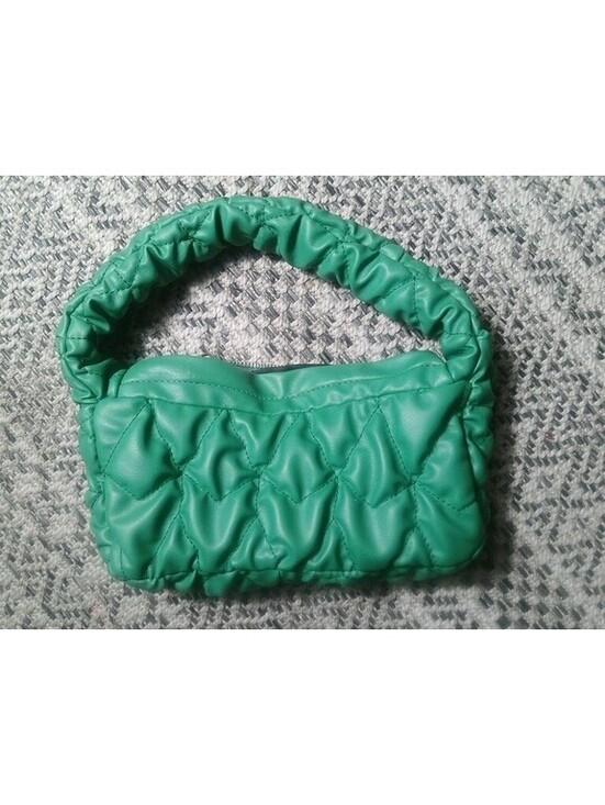 Handbags - Green Puff Purse